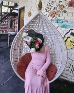 Pink Knit Maxi Dress