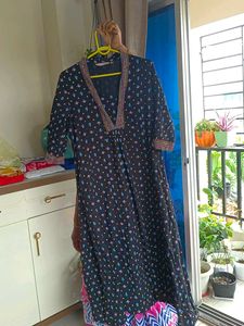 Floral Print Kurta