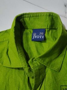 Green Button-Down Shirt