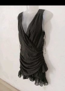 Miami Chic Black Mini Dress