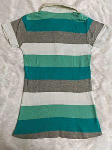 Madame Polo Striped Top