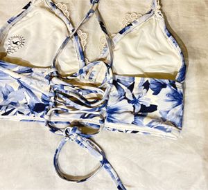 Beautiful Floral Lace Trim Top