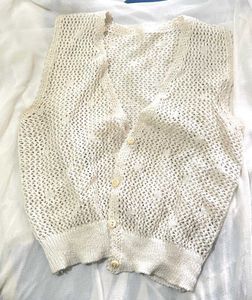 Crochet Knit Vest