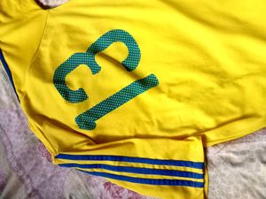 yellow football jersey for men
