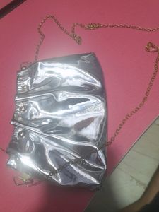 Silver Mini Bag