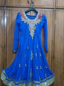 Anarkali Suit Style Blue Dream