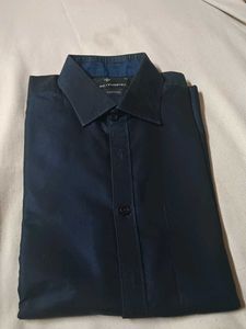 Navy Blue Partywear Shirt