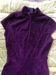 Valvet Party Wear Dress .