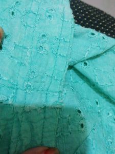 Blue Chikenkari Blouse