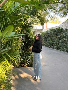 Black asos turtleneck pullover