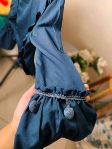 Ruffled Long Sleeve Top