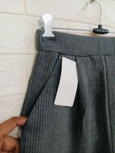 Grey Culottes Pants