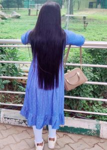 Blue Long Top