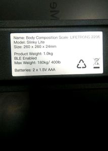 Weighing Machine (Smart scale)