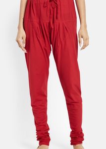 Red Churidar Pant