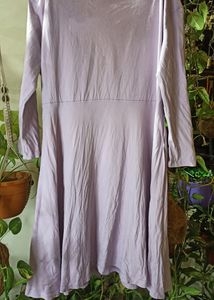 Lilac One Piece Dress In Tshirt Fabric From Brand Bewakoof Available In Size 3XL