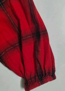 Red Plaid Flannel Shirt