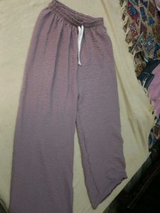 Mauve Crushed Plazzo
