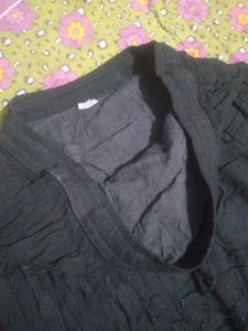 Elegant Black Tiered Skirt