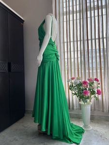 Vintage Emerald Green Formal Dress