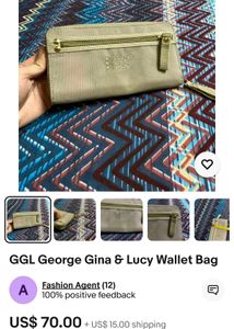 Authentic George Gina &amp; Lucy Wallet