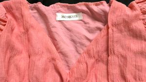 Pink Puff Sleeve Top