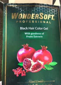 Black Hair Colour Gel