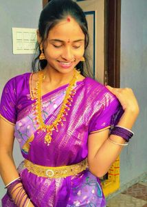Stiched Blouse With saree One Time Used