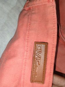 Salmon Skinny Jeans