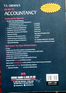 T.S. Grewal&#39;s Accountancy Textbook for Class XII