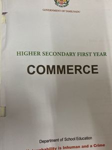 Commerce - Class 11 Textbook
