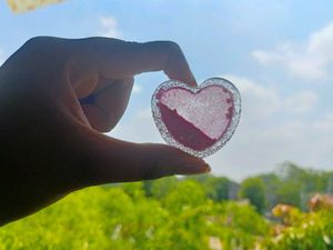 Heart shaped sand shaker