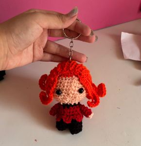 Crochet Marvel Keychain!!
