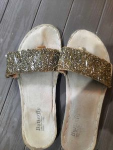 Soft Rhinestone Flat For Women