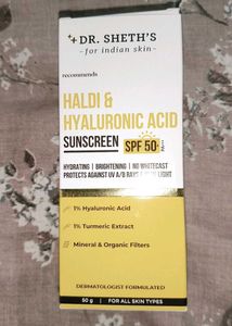 Dr. Sheth&#39;s Haldi &amp; Hyaluronic Acid Sunscreen