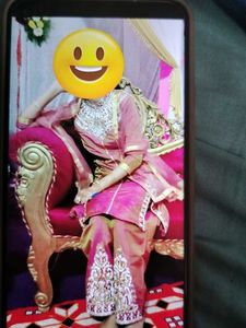Very Beautiful A Line Cut Frock With Pant