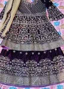 Elegant Embroidered Lehenga Choli for 10year