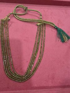 Layered Necklace - Green