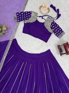 🆕️🆕️Lehenga Choli With Fourside Lace Dupatta