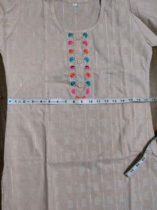 unused Elegant Embroidered Kurta