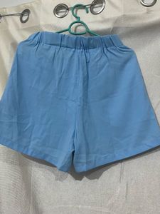 Light Blue Short Women