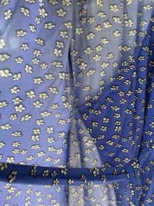 Floral Wrap Midi Dress