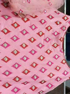 Pink Diamond Print Fabric