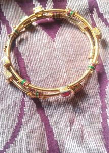Gold-Plated Bangles (Set of 2)
