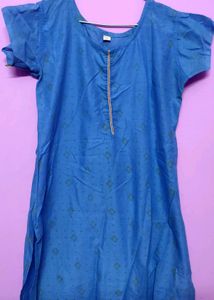 Blue Printed Kurti