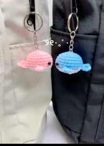 Handmade Crocheted Couple Whale