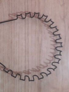 Black Metal Hair Comb