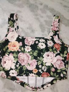 Floral Corset Top