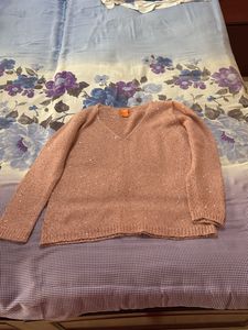 Pink Glitter Sweater