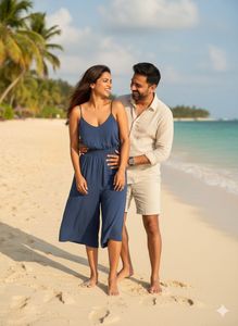 💙 ZARA Indigo Blue Culotte Jumpsuit/Romper💙